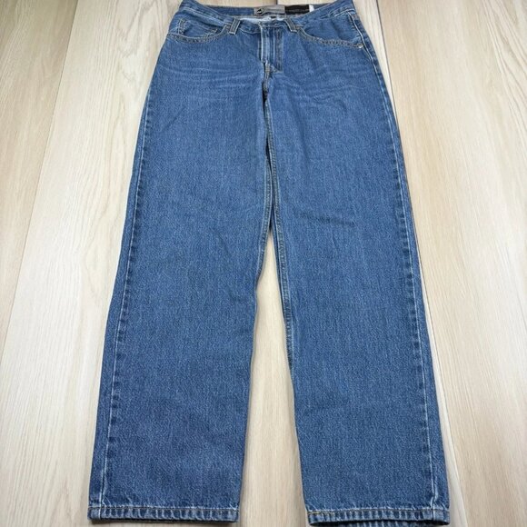 Levi's Mens Blue Denim Silvertab 94' Baggy Wide Leg Jeans Size W27 L31 - Picture 1 of 11